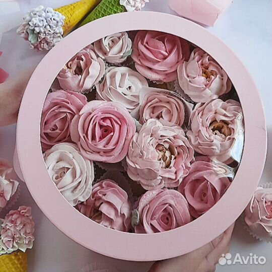 Зефирные букеты Сладкий подарок девушке,маме