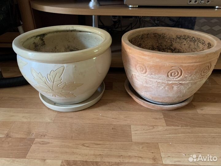 Горшки керамические большие для цветов