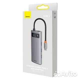 Адаптер Baseus Metal Gleam Series 8-in-1 Multifunc