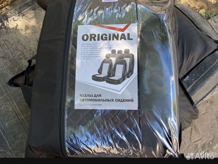 Чехлы из экокожи лада гранта