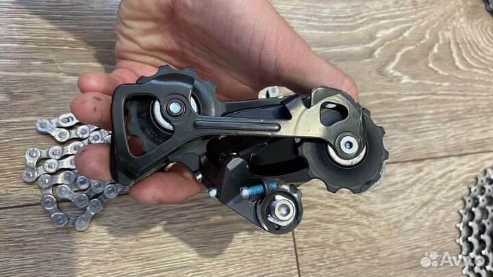 Кассета цепь переключатель shimano манетка и др
