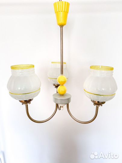 Винтажная люстра СССР 1970-е годы