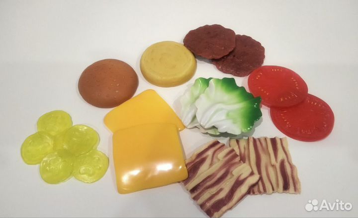 Игровой набор посуды и еды для кукол