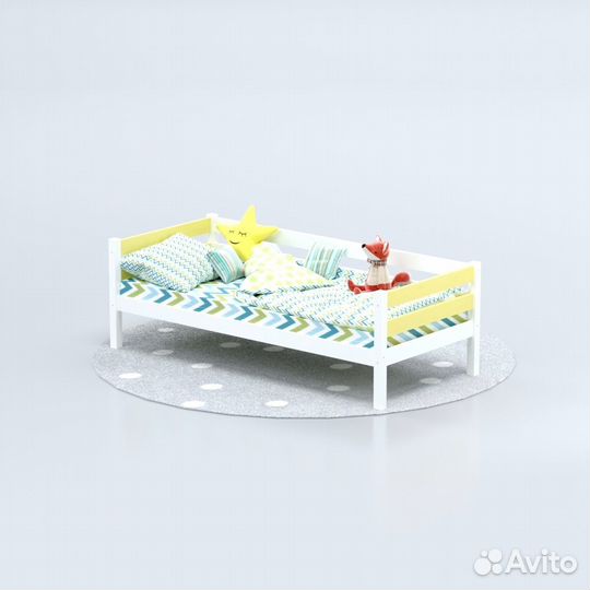 Подростковая кровать с защитными бортиками оптом