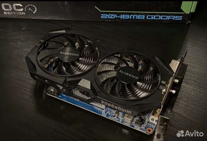 Видеокарта Nvidia GTX 750ti 2gb Gigabyte