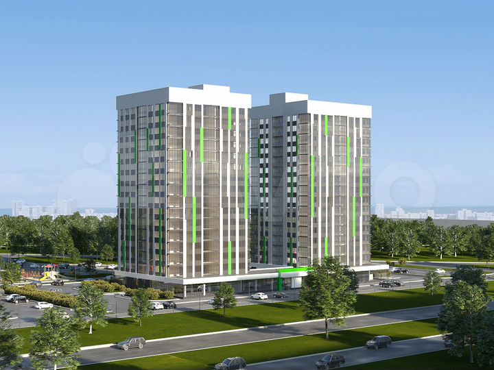 2-к. квартира, 58,3 м², 4/16 эт.