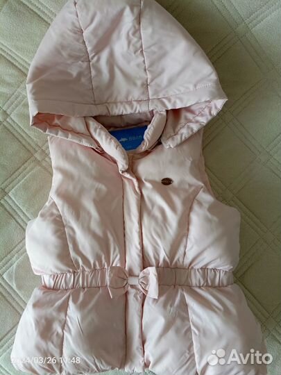 Ветровка и жилетка для девочки