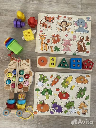 Детские игрушки пакетом от 1 до 3 лет