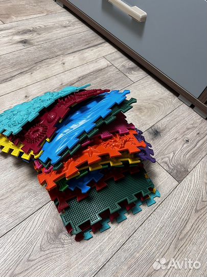 Бронь Коврик массажный орто пазл 16 шт