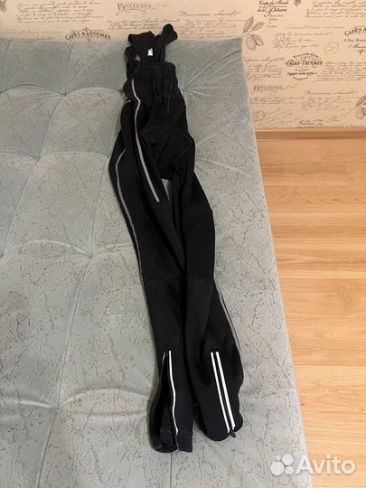 Зимние велосипедные штаны с лямками