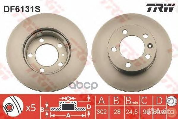 Диск тормозной nissanu NU400 2.3 dCi/2.3 dCi RW