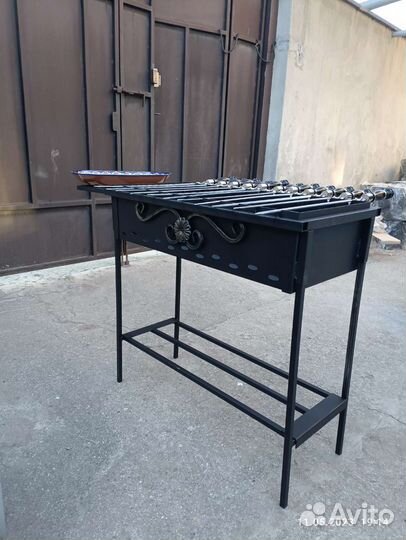 Мангал разборный с полкой