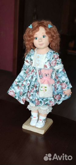 Интерьерная текстильная кукла