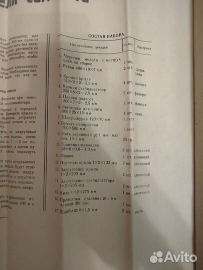 Схематическая модель самолёта