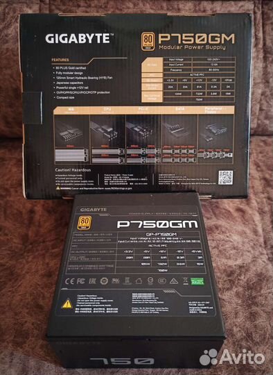 Блок питания Gigabyte P750GM 80+ Gold