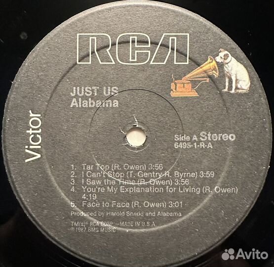 Alabama – Just Us (сша 1987г.)