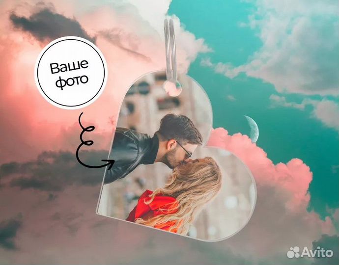 Брелок с фото