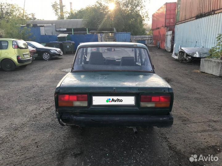 ВАЗ 2107 1.5 МТ, 1999, 89 000 км