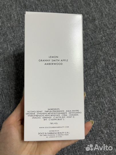 Духи женские dolce gabbana light blue