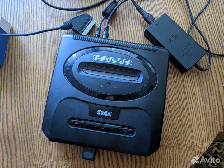 Sega Genesis оригинал VA3 + Flash картрдж