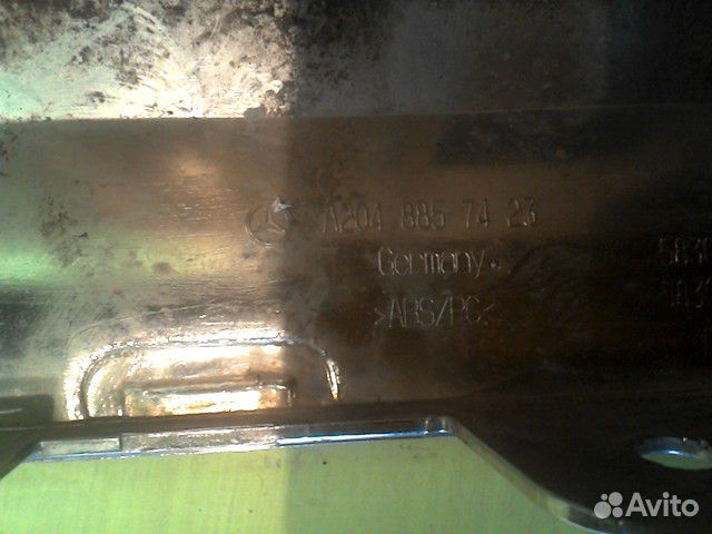 Накладка заднего бампера Mercedes Benz X204 Glk