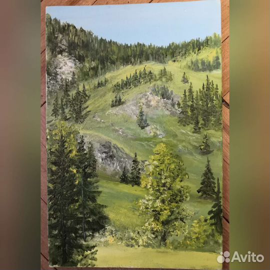 Картина маслом пейзаж. Данильчук Юлия