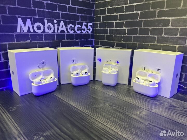 Наушники Apple AirPods 2/3/Pro/Pro2 гарантия