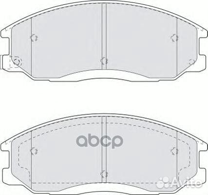 Колодки торм. пер. FDB1605 Ferodo