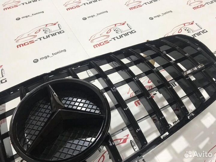 Решетка GLA GT-Style Black 16-н.в. + AMG