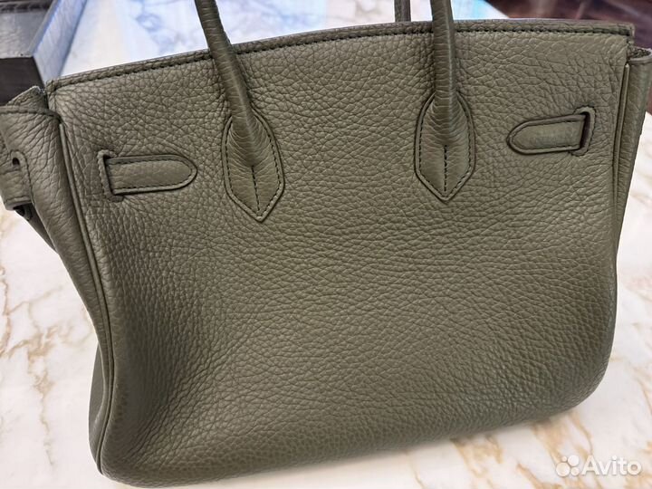 Сумка hermes birkin 25 натуральная кожа