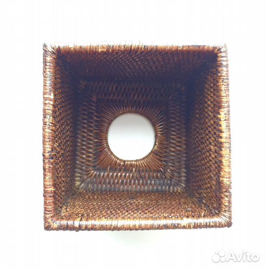 Натуральный ротанг, ваза декоративная