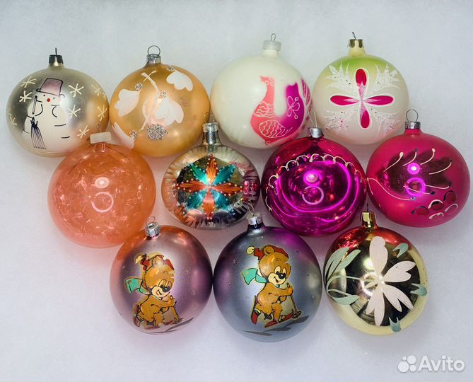 Елочные игрушки СССР