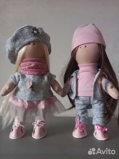 Интерьерная кукла ручной работы tilda