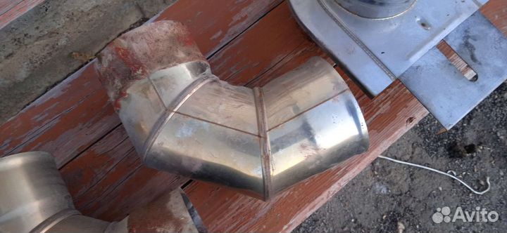 Углы для дымохода из нержавеющей стали