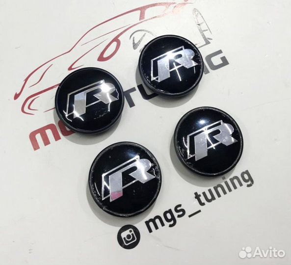 Колпачки в ступицу R-Line VW 4 шт