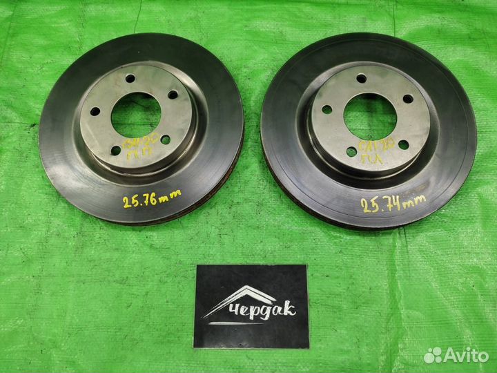 Тормозные диски передние Caliber/Compass/Patirot