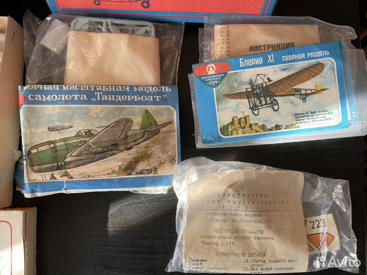 Сборные модели самолетов: ла-5 и Блерио XI