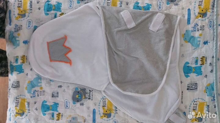 Пеленка кокон на липучках