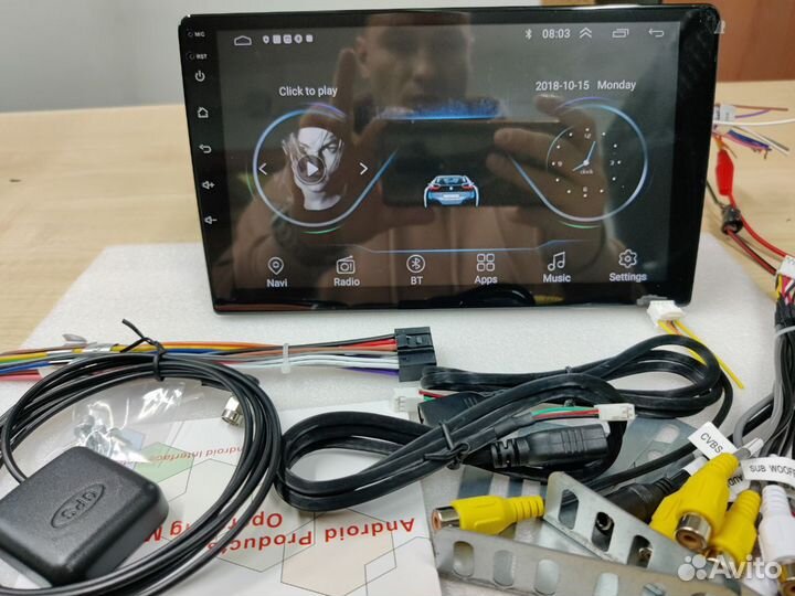 Магнитола 2din Android 2/32GB -9 дюй IPS WiFi