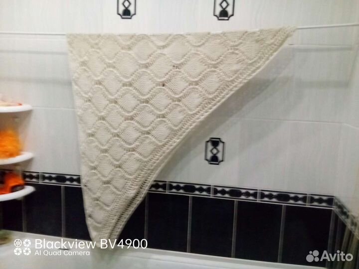 Шаль вязаная крючком