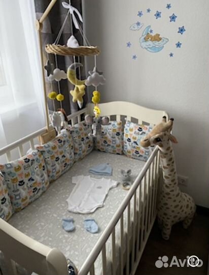 Бортики в детскую кроватку