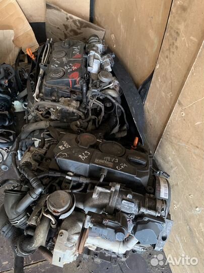 Двигатель двс BLS 1.9d Ауди Сеат Шкода WV