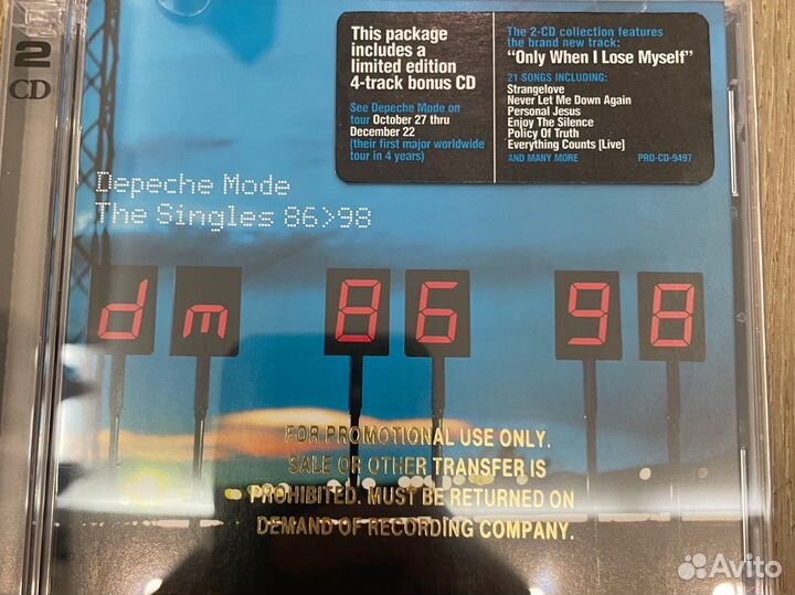 Depeche mode 86-98 + promo сd USA
