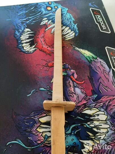 Меч из дерева нож