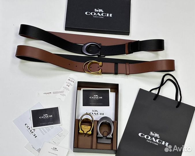 Ремень Coach мужской