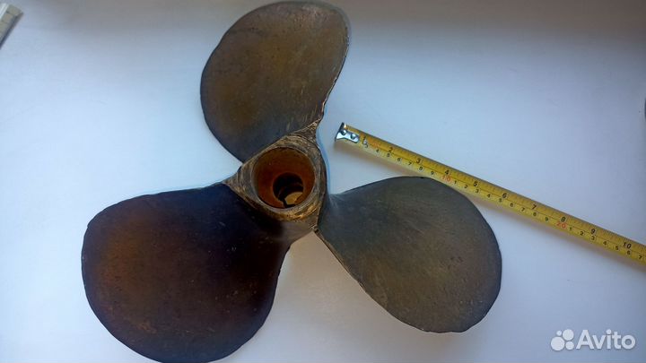 Винт гребной 30,5 см. Латунь или бронза, СССР