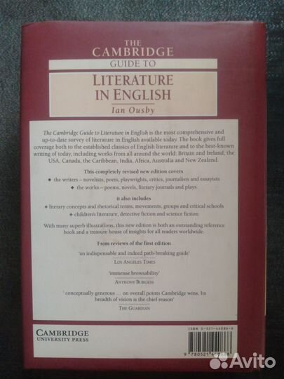 The Cambridge Guide to Literature in English