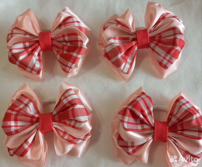 Праздничный бант-резинка