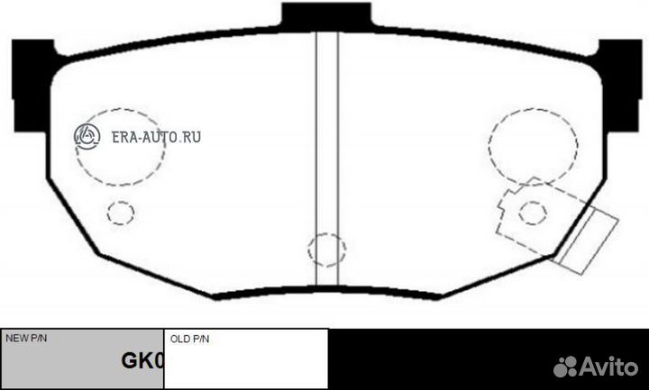 CTR GK0475 Колодки тормозные hyun/KIA elantra/cera