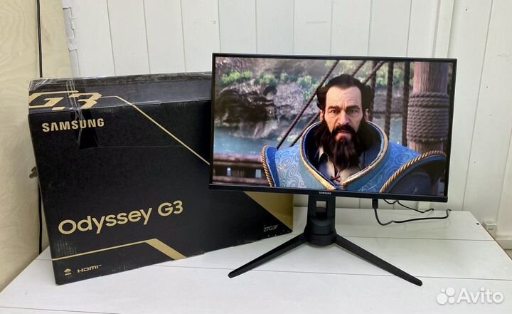 Игровой безрамочный монитор Samsung 27 144Гц 1мс